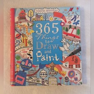 365 Things to Draw and Paint - Usborne Activities Hardcover Spiral Bound